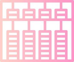Abacus Linear Gradient Icon vector