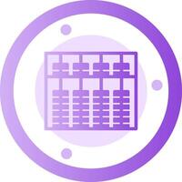 Abacus Glyph Gradient Icon vector