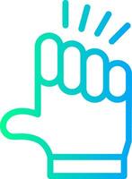 Empower Plus Linear Gradient Icon vector