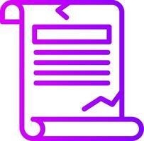 Quest Quake Linear Gradient Icon vector