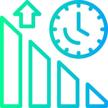 Thrive Trail Linear Gradient Icon vector