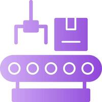 Production Glyph Gradient Glyph Gradient Icon vector