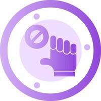 Rise Revolt Glyph Gradient Icon vector