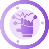 Empower Eon Glyph Gradient Icon vector