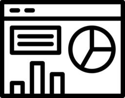 Dashboard Line Icon vector