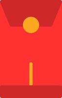 Red Envelope Flat Icon vector