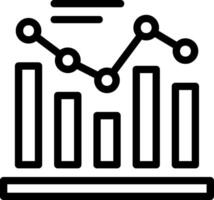 Graph Line Icon vector