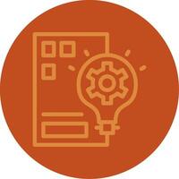 Inspire Invent Line Multi color Icon vector