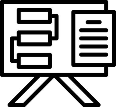 Lessons Learned Line Icon vector