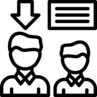 Leader Line Icon vector