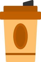 Coffee Cup Flat Icon vector