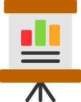 Flip Chart Flat Icon vector