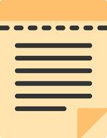 Notepad Flat Icon vector