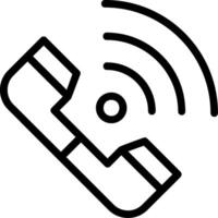 Phone Line Icon vector