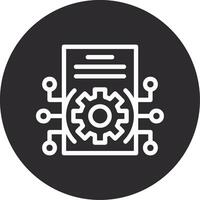 Integration Inverted Icon vector