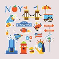 Trendy NYC Culture vector