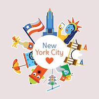 de moda Nueva York vector