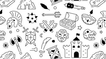 Trendy Medieval History vector