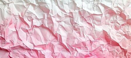 AI generated Crafted crumpled paper texture for versatile and creative background design usage photo