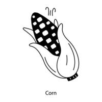 Trendy Corn Concepts vector