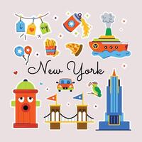 de moda Nueva York vector