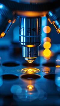 AI generated Exploring dna research lab  science, technology, and medicine in healthcare settings. photo