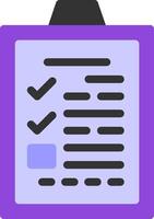 Application Form Flat Icon vector