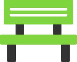 Bench Flat Icon vector