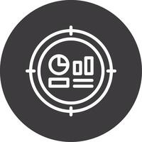 Target Outline Circle Icon vector