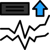 Change Wave Line Filled vector