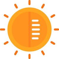 Sun Flat Icon vector