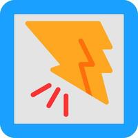 Bold Burst Flat Icon vector