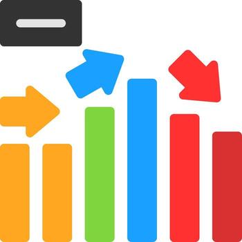 Thrive Thrust Flat Icon vector