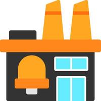 Factory Bell Flat Icon vector