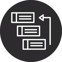 Backlog Inverted Icon vector