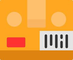 Barcode Flat Icon vector