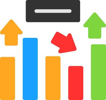 Thrive Thrust Flat Icon vector