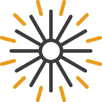 Spark Soar Two Color Icon vector