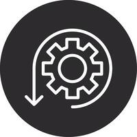 Agile Inverted Icon vector