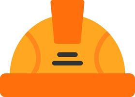 Hard Hat Flat Icon vector