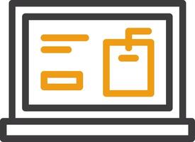 Tags Two Color Icon vector