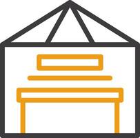 Warehouse Two Color Icon vector