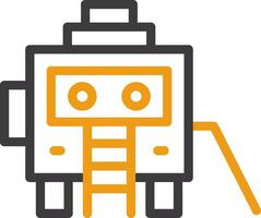 Robot Two Color Icon vector