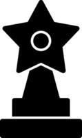 Trophy Glyph Icon vector