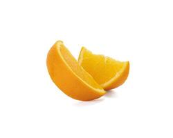 Orange slice isolated on white background Clipping Path photo