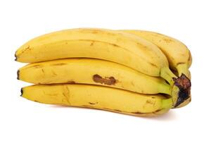 Bunch of bananas isolated on white background photo