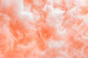 AI Generated Peach fuzz color fluffy fur background photo