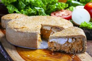 Chicken pies with cream cheese photo