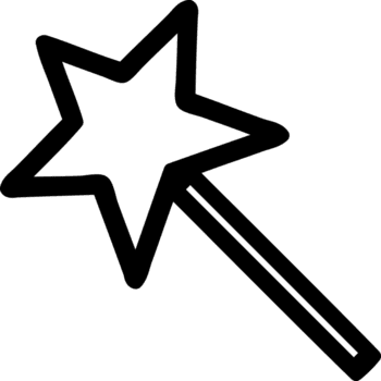 Magia varinha símbolo ícone png