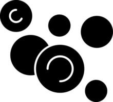 Bubbles Glyph Icon vector